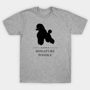 Miniature Poodle Black Silhouette T-Shirt